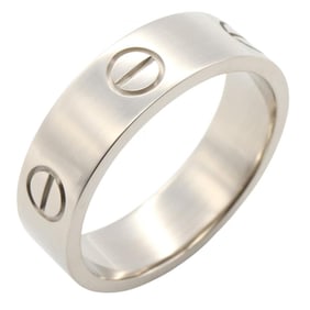 Cartier Love Ring, 18K White Gold, Silver, for Men and Women, B4084700