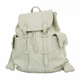 Louis Vuitton Backpack/Daypack Monogram Taurillon Christopher PM M23146 Mineral Gray Men's P1575363