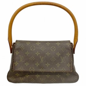 Louis Vuitton Monogram Mini Looping Shoulder Bag M51147 Brown Women's P1554124