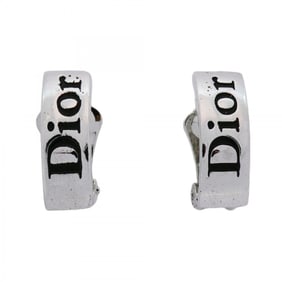 Christian Dior Earrings, Metal Silver, Women's