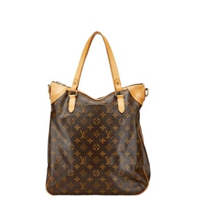 Louis Vuitton Monogram Odeon GM Handbag Tote Bag M56388 Brown Leather Women's LOUIS VUITTON