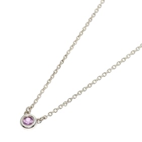 Tiffany & Co. By the Yard Pink Sapphire Necklace in Silver for Women