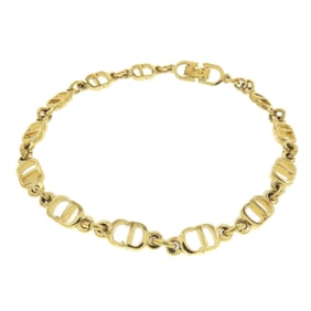 Christian Dior CD logo bracelet, metal, women's, CHRISTIAN DIOR