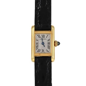 Cartier Mini Tank YG W1532656 Quartz Watch