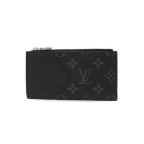Louis Vuitton Taigarama Coin Card Holder, Business Case, Wallet, Black, M30271