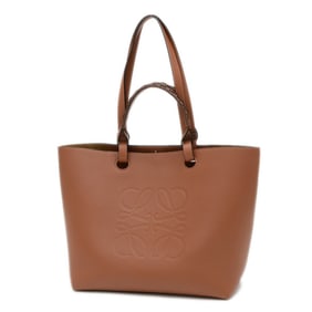 Loewe Anagram Tote Bag in Brown Leather