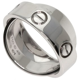 Cartier Secret Love #49 Ring, 18K White Gold, Women's, CARTIER