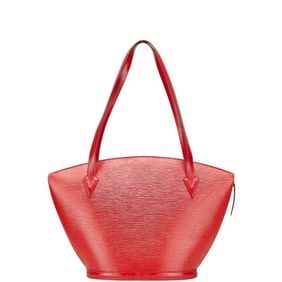 Louis Vuitton Epi Saint-Jacques Shopping Tote Bag/Shoulder Bag M52267 Castilian Red Leather Women's