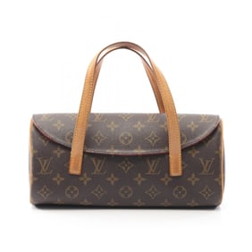 Louis Vuitton Sonatine Handbag, Coated Canvas and Leather, Monogram, Women's, Brown, M51902