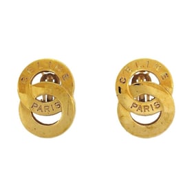 CELINE Double Circle ABF Earrings
