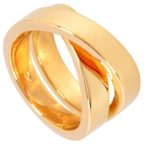 Cartier Paris Ring #47 K18YG 13.3g Yellow Gold Women's