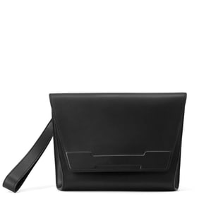 Hermes Hermès Novapolis Black Clutch Bag with Evercolor Z Stamp, Men's,