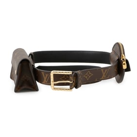 Louis Vuitton Monogram Ceinture Daily Multi-Pocket Belt, Size 80, M0236W LOUIS VUITTON