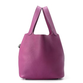 Hermes Hermès Picotin Lock MM Handbag, Anemone, Taurillon Clemence Leather, Z Stamp