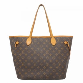 Louis Vuitton Monogram Neverfull MM Tote Bag M40156 Brown Women's