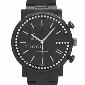 Gucci G Round 101M YA101340 Black Dial Men's Watch
