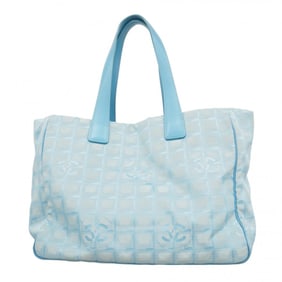Chanel New Travel Nylon Tote Bag, Light Blue, Women's