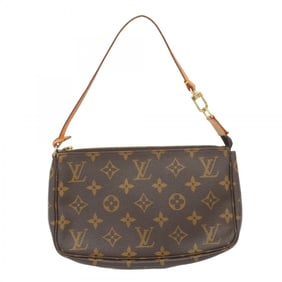 Louis Vuitton Monogram Pochette Accessoires M51980 Brown Women's Pouch