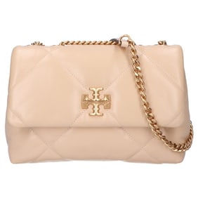 Tory Burch Kira Diamond Quilt Convertible Small Shoulder Bag, Beige, 154706