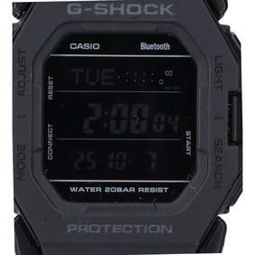 CASIO G-SHOCK GD-B500-1JF Bluetooth Digital Quartz Watch, Black, Men's