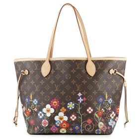 Louis Vuitton Monogram Tote Bag LV x TM Neverfull MM M13271 LOUIS VUITTON Takashi Murakami