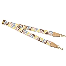 FENDI Strap You Shoulder 8AV386ASUHF1QIH FF Jacquard Leather Multicolor S-159177