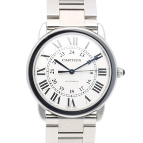 Cartier Rondo Solo Watch, Stainless Steel, WSRN0012(3939), Automatic, Overhauled and Refinished,
