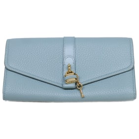 Chloé CHLOE 01-20-99-65 Abby Long Wallet (with Coin Purse) Light Blue Women's