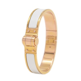 Hermes Hermès Charnière bracelet in white gold