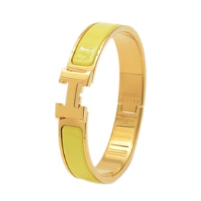 Hermes Hermès Click HH Clack PM Bangle in Yellow Gold