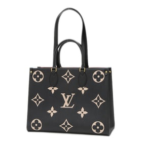Louis Vuitton Monogram Empreinte On the Go MM Handbag/Shoulder Bag, Black, M45495