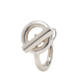 Hermes Hermès Croisette GM Ring, Silver SV925, #51, H104587B