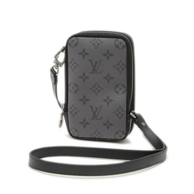 Louis Vuitton Monogram Eclipse Double Phone Pouch Shoulder Bag M69534