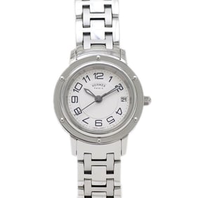 Hermès Clipper Women's White Dial Stainless Steel Quartz Watch CP1.210