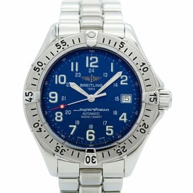 Breitling Superocean A17340 Blue Dial Men's Watch