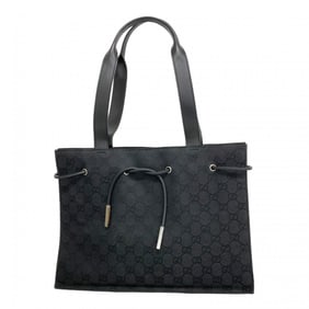 Gucci Tote Bag GG Canvas 01702 Black Women's