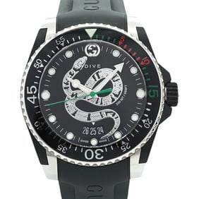 Gucci Dive 136.3 Black Dial Men's Watch