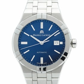 Maurice Lacroix Aicon AI6008-SS002-430-1 Navy Dial Men's Watch