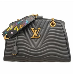 Louis Vuitton New Wave Chain Tote Shoulder Bag M51496 Noir Women's