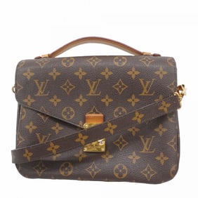 Louis Vuitton Monogram Pochette Metis MM M44875 Handbag, Brown, 2-Way Bag, Women's, P1574934
