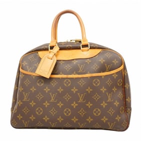 Louis Vuitton Monogram Deauville Handbag M47270 Brown Women's P1567212