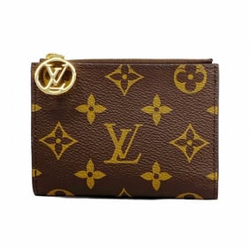 Louis Vuitton Monogram Portefeuille Lisa Wallet M25692 Brown Eugenie Pink Women's
