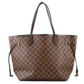 Louis Vuitton Damier Ebene Neverfull MM Tote Bag N51105 LOUIS VUITTON