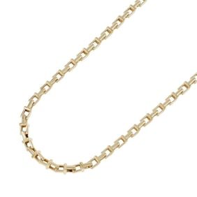 Tiffany & Co. T Narrow Chain Necklace in 18K Yellow Gold.