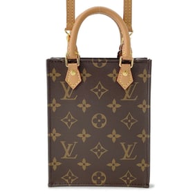 Louis Vuitton Monogram Petite Sac Plat Handbag M69442 LOUIS VUITTON 2-way Shoulder Bag