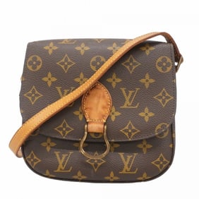 Louis Vuitton Monogram Saint-Cloud MM Shoulder Bag M51243 Brown Women's