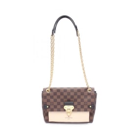 Louis Vuitton Vavin PM Shoulder Bag, Coated Canvas and Leather with Damier Finish, Women's, Brown, I