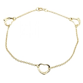 Tiffany & Co. Open Heart Bracelet, 18K Yellow Gold, Women's