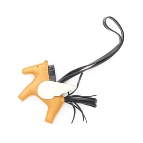 Hermes Hermès Rodeo Pegasus PM Sesame Hatchet Charm Accessory by Anjou Miro, available in brown,
