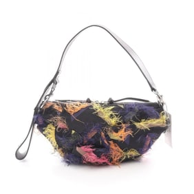 Vivienne Westwood Agnes Small Shoulder Bag, Nylon, Women's, Black, Multicolor, S46030009WW012D001